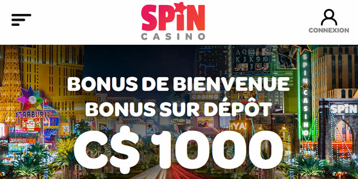 Spin Casino pour Les Canadiens