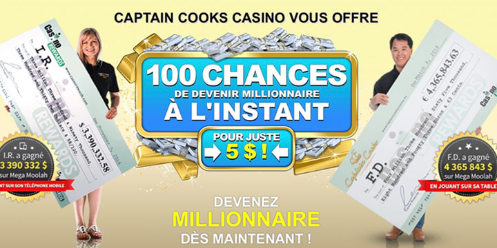 Captain Cooks Casino au Canada