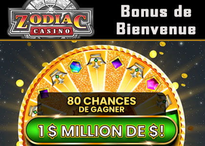 Bonus Zodiac Casino et Tours Gratuits de Bienvenue